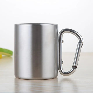 Travel Mug with Carabiner Handle - Premier Outdoor Leisure